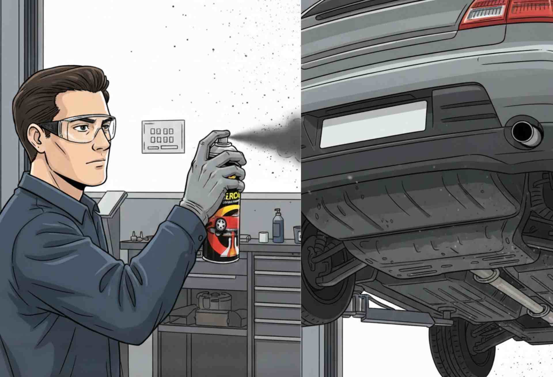 Cat Aerosol Spray yang Warnanya Menutup Sempurna